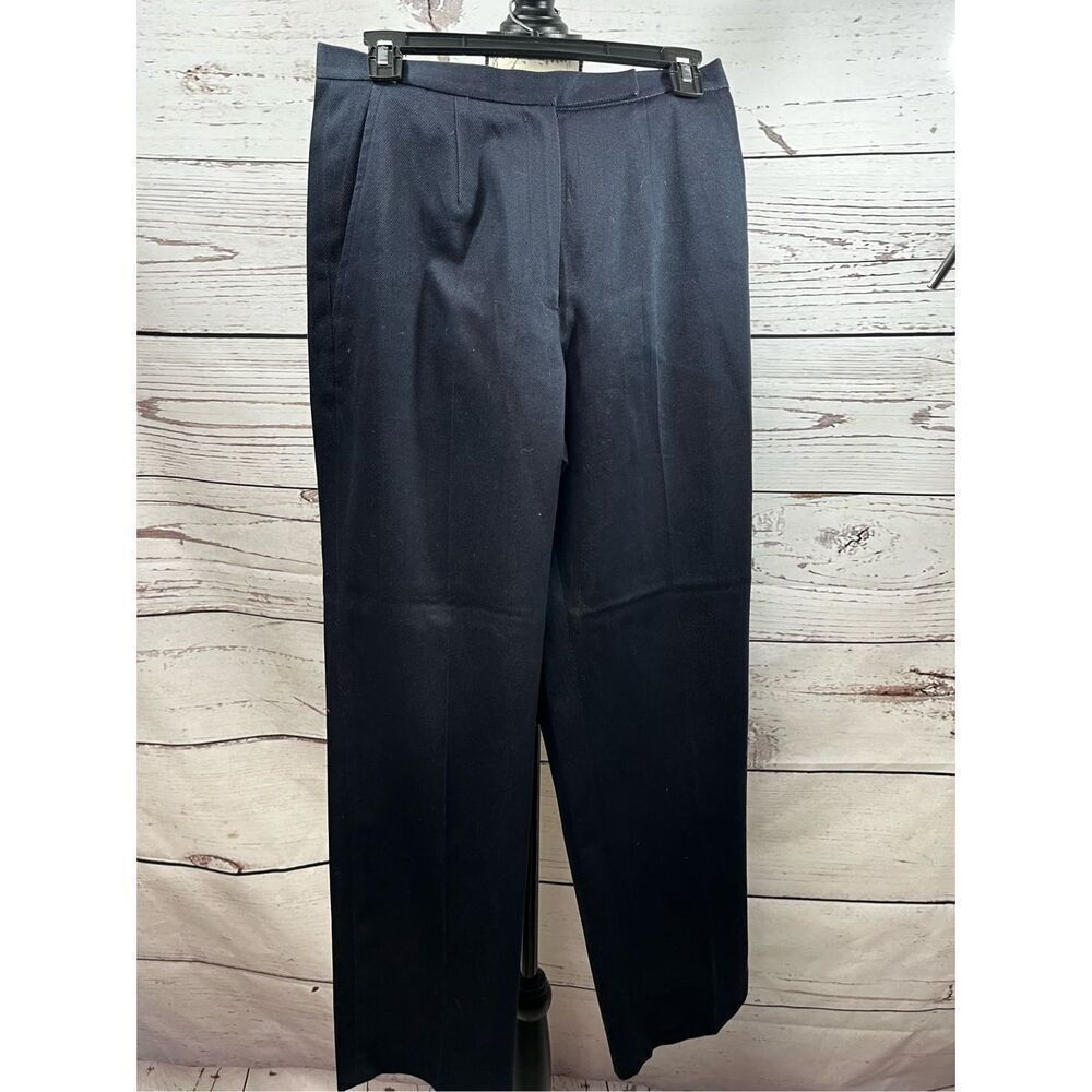 Kasper 6P cotton blend black dress pants - 2947